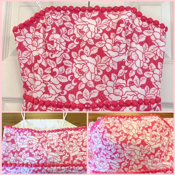 NWOT Lilly Pulitzer Allegra Holy Roses dress, 8 - Picture 6 of 9